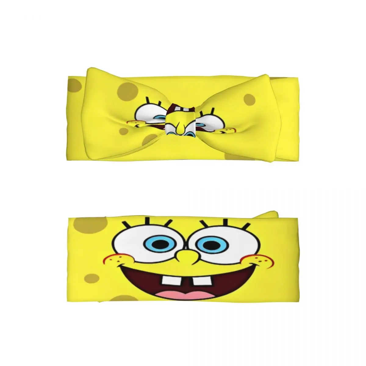 

Anime Spongebobs Baby Girls Bows HeadbandSoft Graphic Turban Cute Reusable Hot Sale Headwear