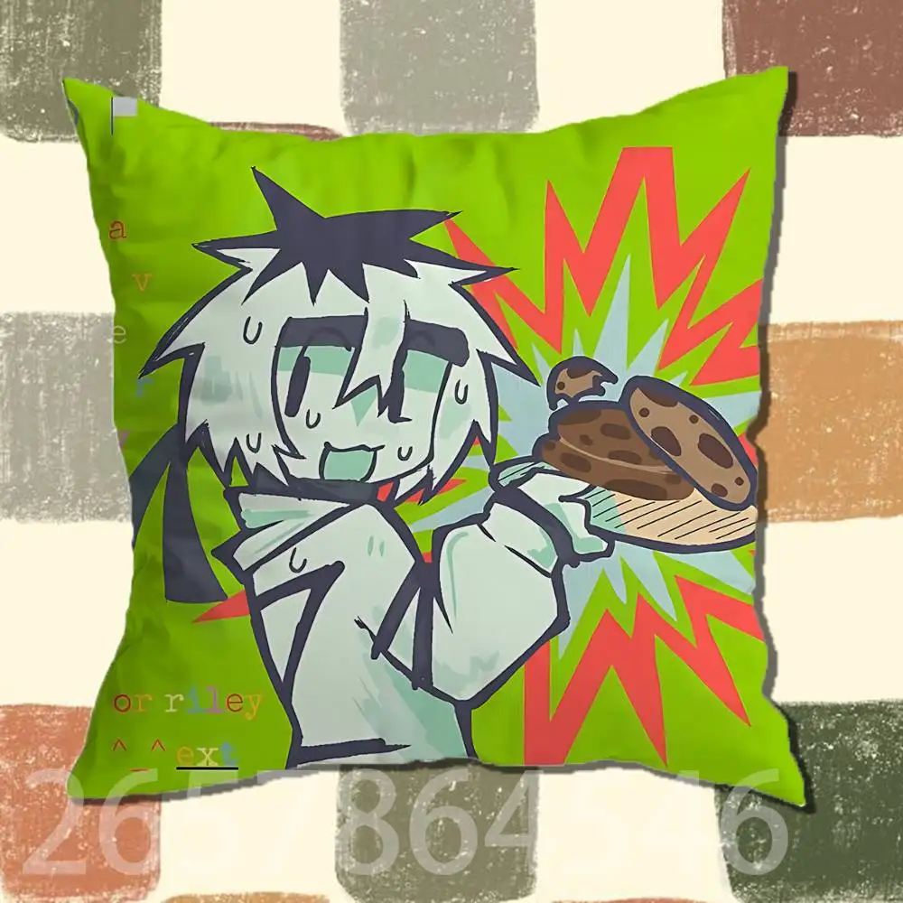 Cool Z-Ze A ReGect Polyester Printed Pillow Cover Square 30 35 40 45 50 55 cm Soft for Sofa Bed Car Home Decor