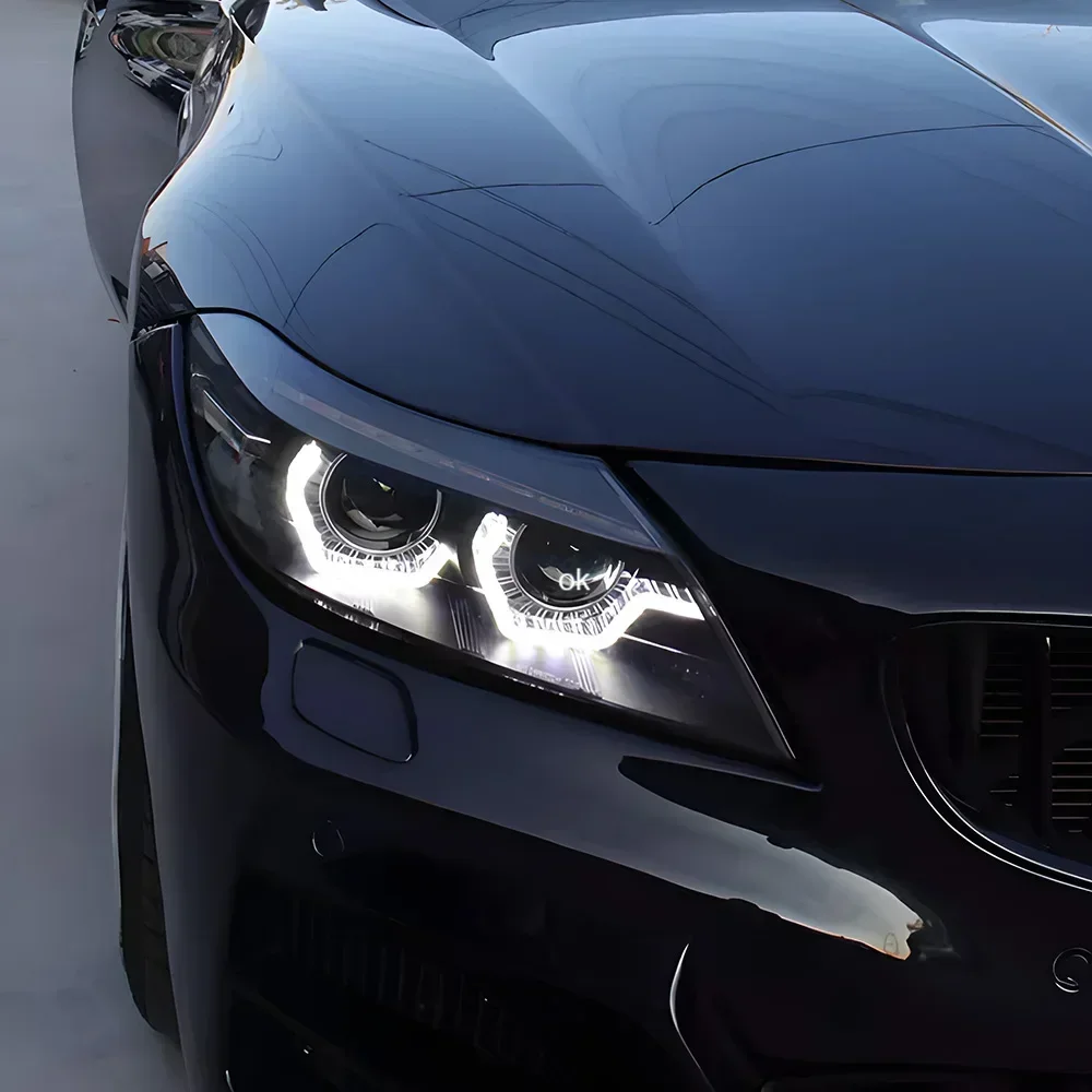 ل BMW Z4 E89 20i 23i 28i 30i 35i 2009-2016 LED سيارة الجبهة مصابيح الجمعية ترقية عالية الجودة DRL العارض عدسة الملحقات #2