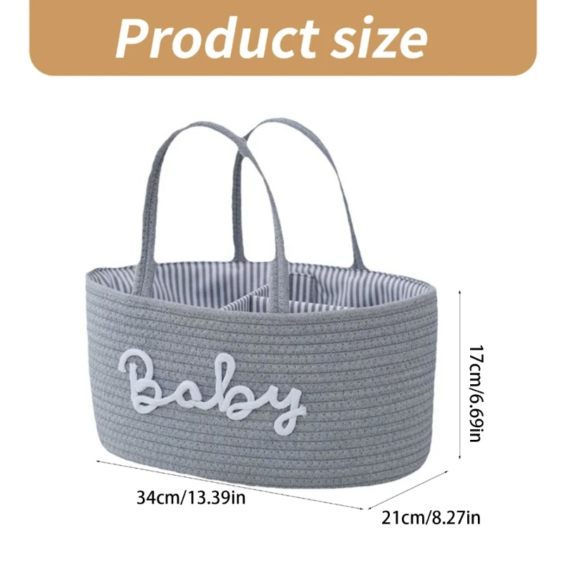 Bolso multifunción para pañales bebé con compartimentos fácil acceso elegante bolsa esencial almacenamiento tela