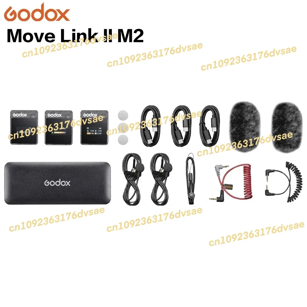 NEW Mic MoveLink II M2 2.4GHz Wireless Lavalier Omnidirectional Microphone Transmitter Receiver for Phone DSLR Camera