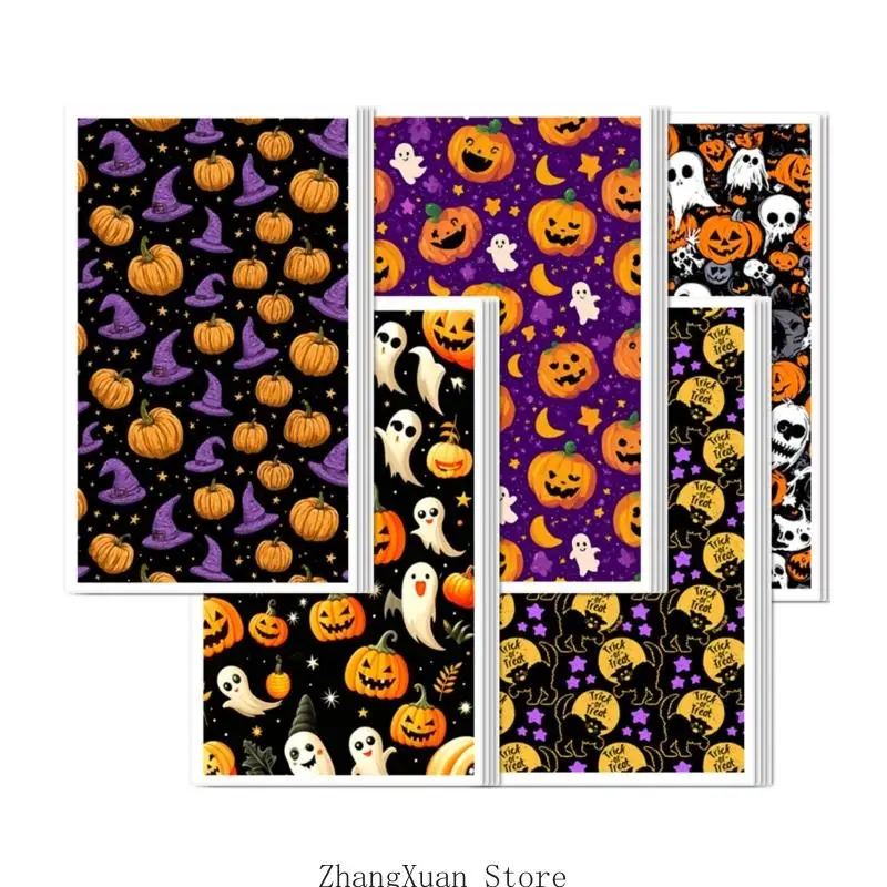 Packung mit 20 wasserlöslichen Halloween-Themen-Tonaufklebern für die Herstellung von Tonohrringen, 3 x – Detail 9