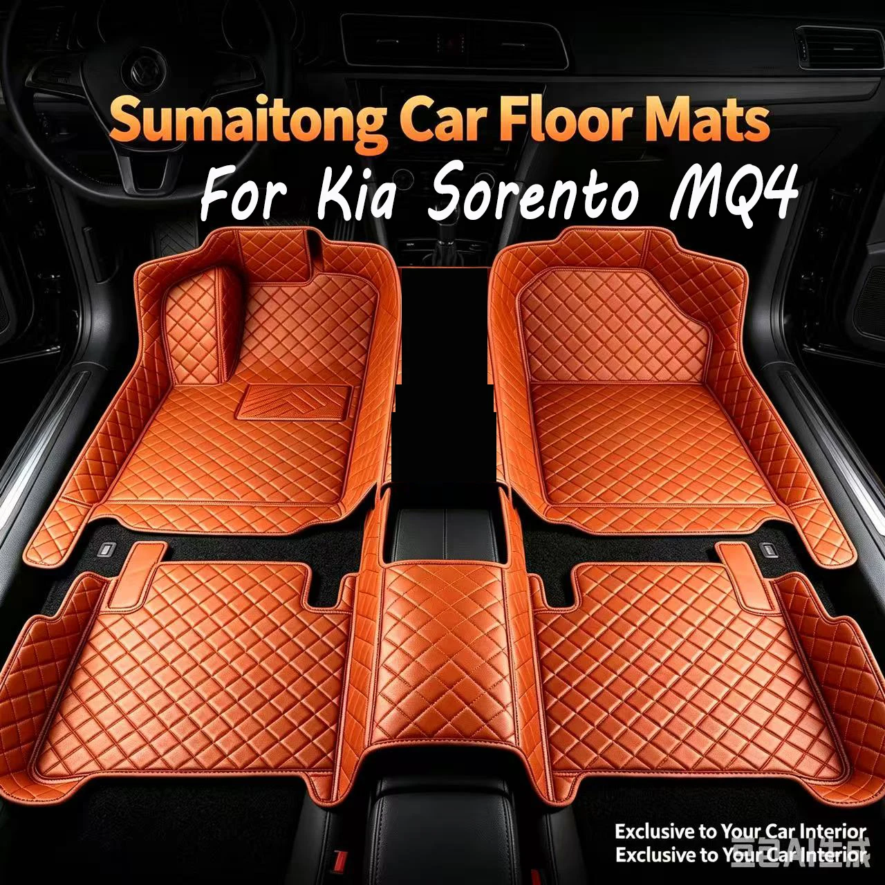 

Car Carpet Floor Mat For Kia Sorento MQ4 2021 2022 2023 Waterproof Tapetes Para Automovil