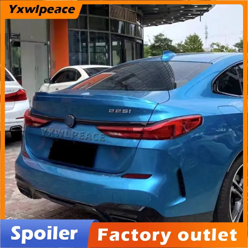 

For BMW 2 Series 4-Door F44 Spoiler 2020 2021 2022 ABS Material Primer Color Rear Trunk Lip Spoiler Car Accessories