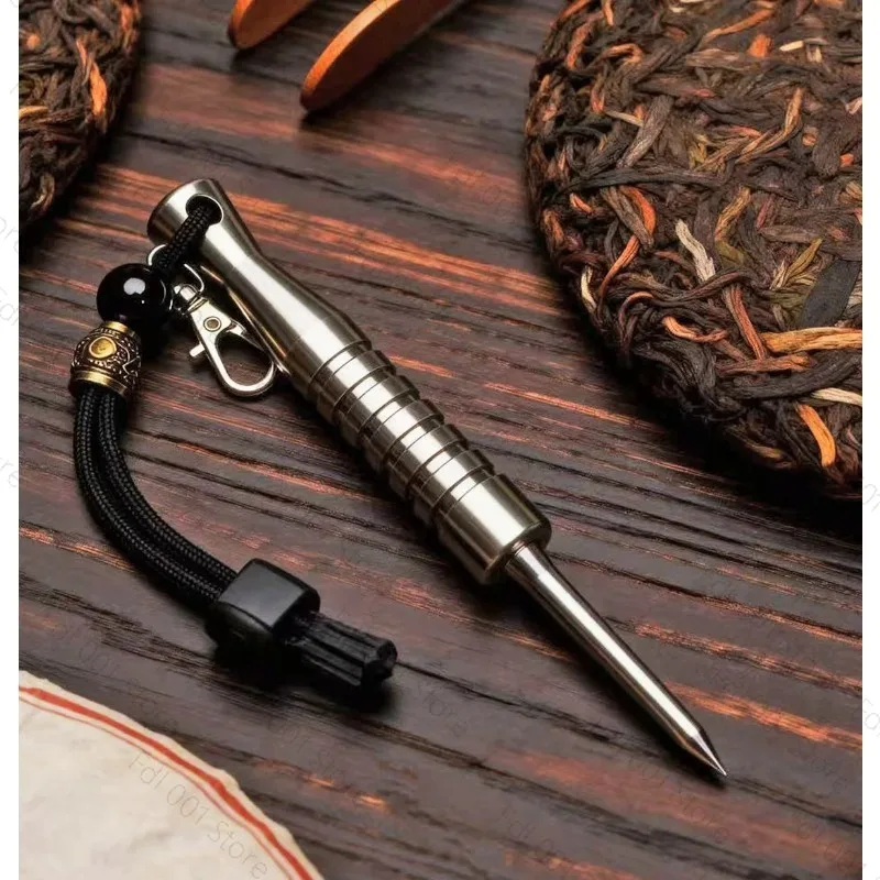 304 Stainless Steel Tea Pick - EDC Hidden Storage Tool with CNC Machining | Tea Cone & Tactical Accessory