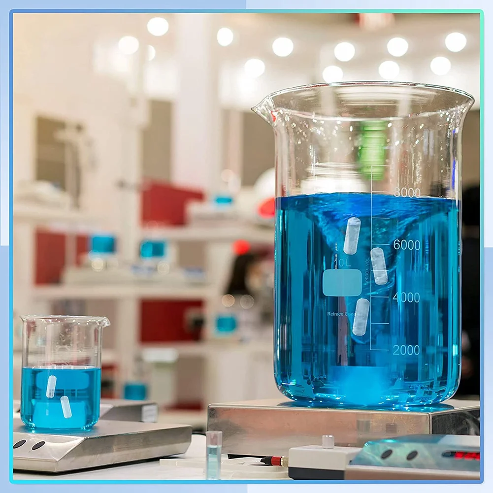 PTFE 마그네틱 교반기 믹서, 실험실 바, 교반 플레이트, 자석 교반 막대, 8x25mm, 16 개