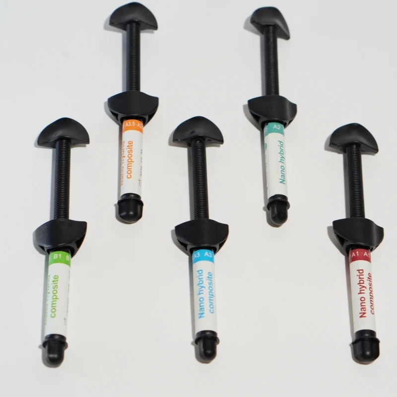 Dental Aesthetic Composite Resin Syringe - Universal Color Shade for Enamel Restoration High Compressive Strength Dentistry Mate