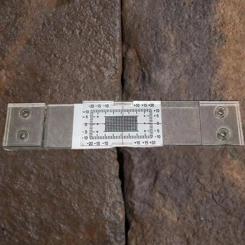 Crack Gauge Monitor Accurate Crack Monitoring Record Tool Crack Measuring Instrument For Monitoring Wall Deformation And Cracks