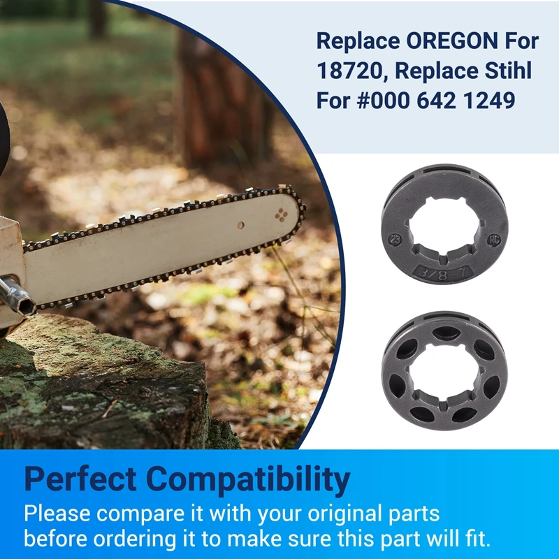 

Комплект из 5 шестеренок (3/8 дюйма, 7 зубьев, 19 мм) для бензопил Stihl MS360, MS310, 154, 254, 50, 51, 55, 18720, запасные части