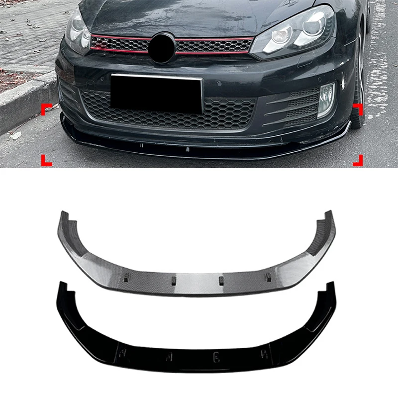 

Suitable for Volkswagen Passat B8.5 2020 2021 2022 2023 Carbon Fiber Look Bumper Splitter Front Lip