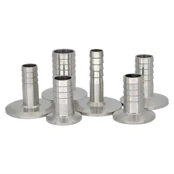 Tri Clamp to14mm 16mm 19mm 25mm adattatore spinato per tubo flessibile sanitario in acciaio inossidabile 304 raccordo per la produzione di birra domestica