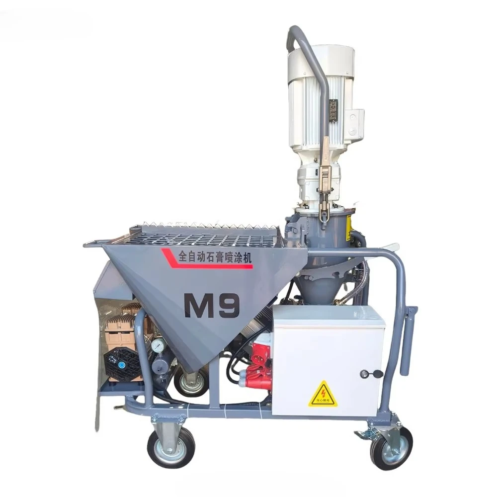 Automatic Wall Rendering Mortar Spray Machine Cement Mortar Gypsum Putty Spray Plaster Machine for Plastering