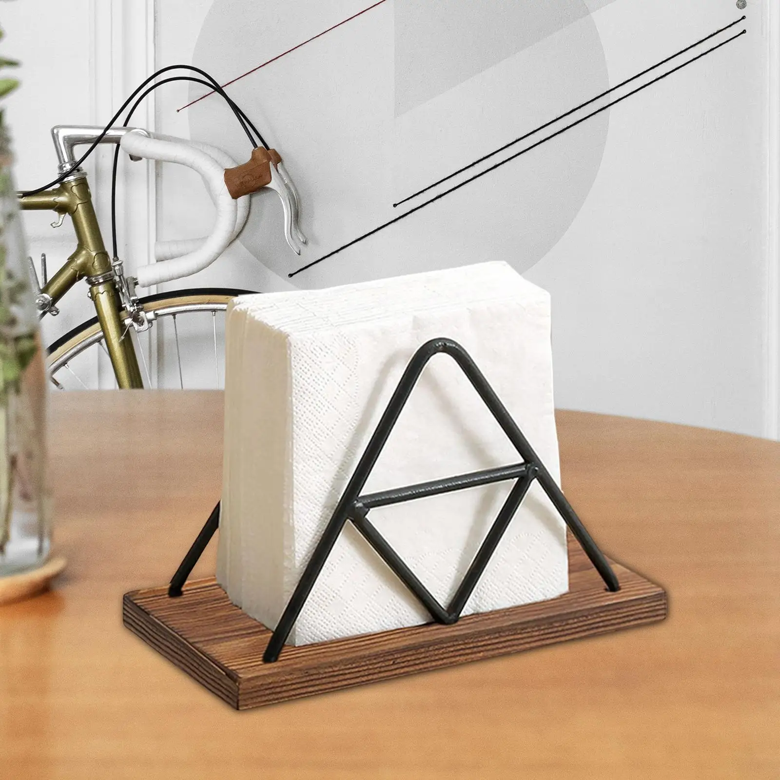 Paper Napkin Holder Organizer Tabletop Paper Napkin Holder Stand for Dining Table Kitchen Countertops Indoor Outdoor Use