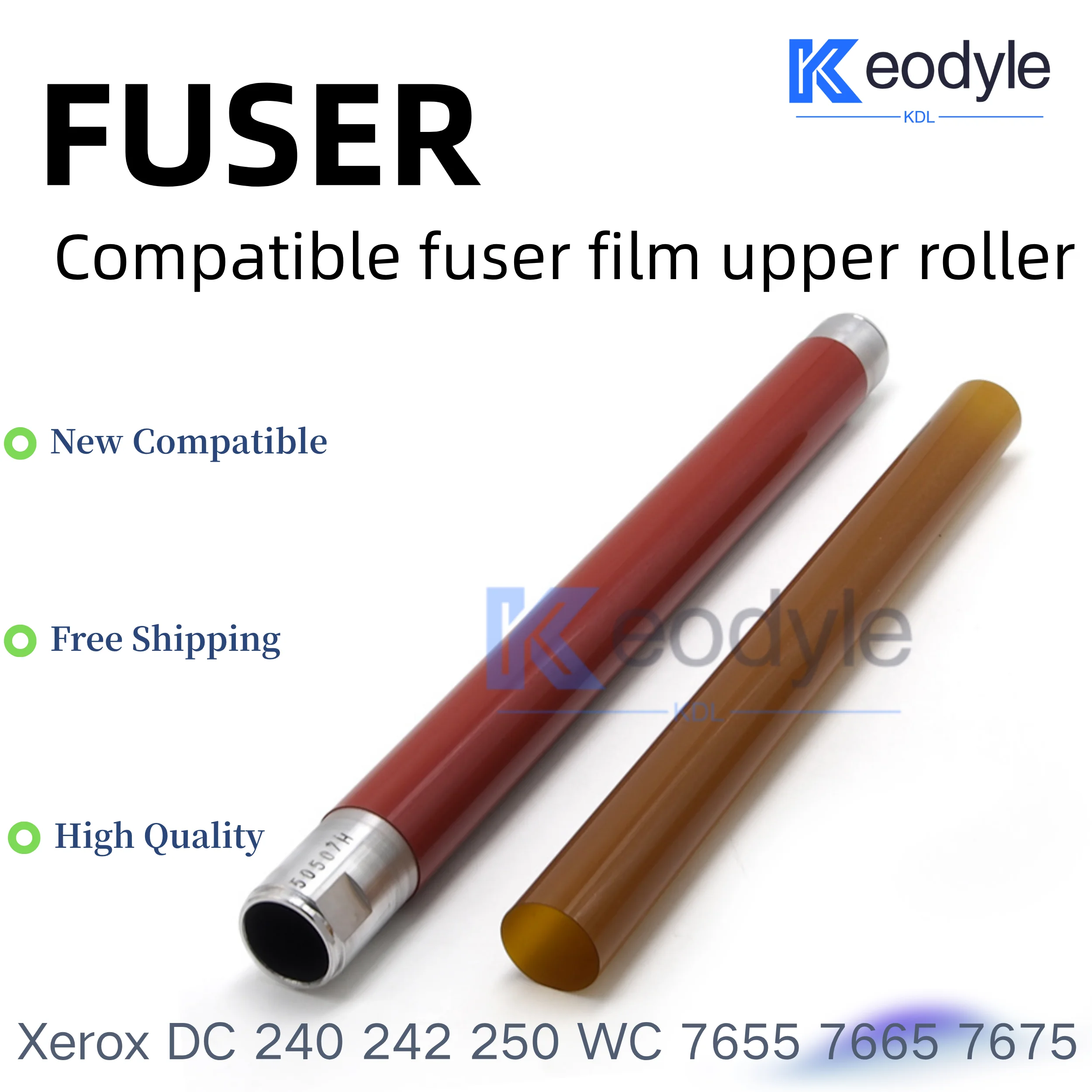 Upper Fuser Roller Fuser Film Sleeve For Xerox Color550 560 570 C60 C70 C75 J75 DC240 242 250 252 700 550 WC7655 7665 7775 7780
