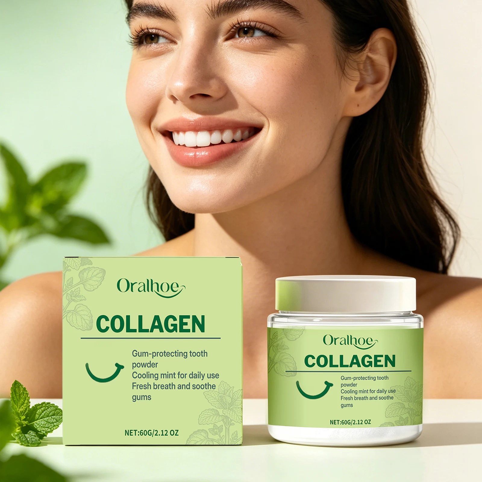 Tooth Powder Freshen Breath Gentle Cleaning Tartar Bleaching Yellow Teeth Stain Removal Gums Ensures Teeth Whitening Oral Care