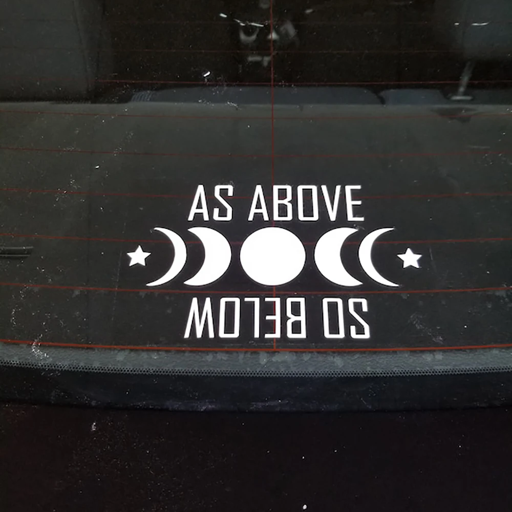 As Above So Below Car Styling Vinyl Decals And Stickers Accessories For Audi a1,Audi a6 c7,Mazda 2,Honda accord,Audi q5,Seat