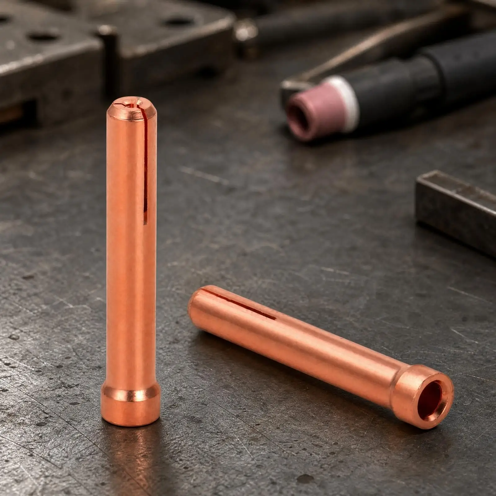 Copper Collet Tungsten Electrode Holder for TIG Torch WP12 Replacement Part for Joining Torch Maintenance Task