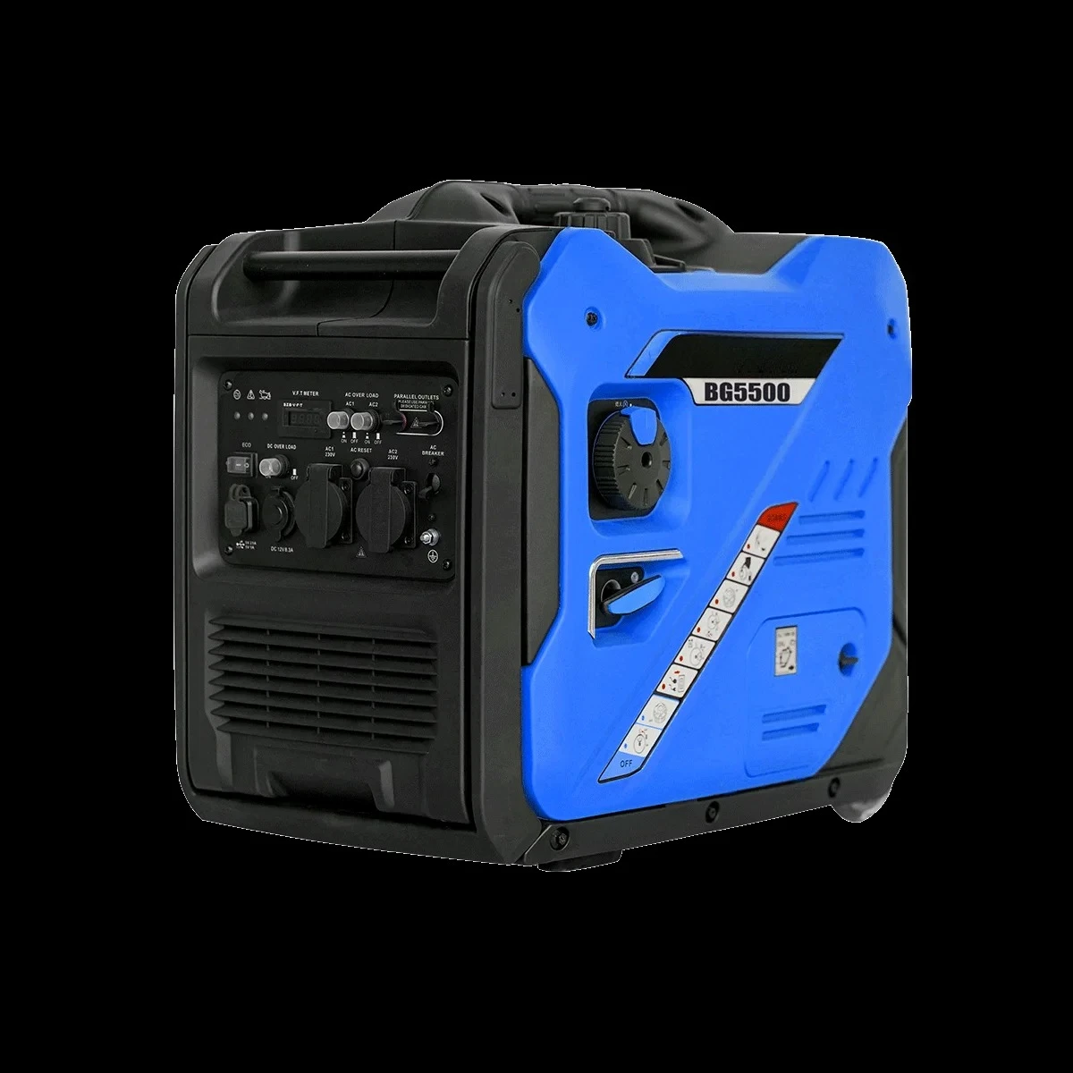 110V 220V 5KW 5.5KW Portable Power Remote Silent  Inverter Generator