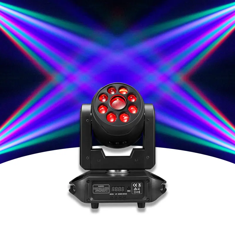 120W Moving Head Light DMX512 17CH 7 Colors White Rainbow Effect 0-100% Linear Dimming For Party KTV Bar Club Wedding