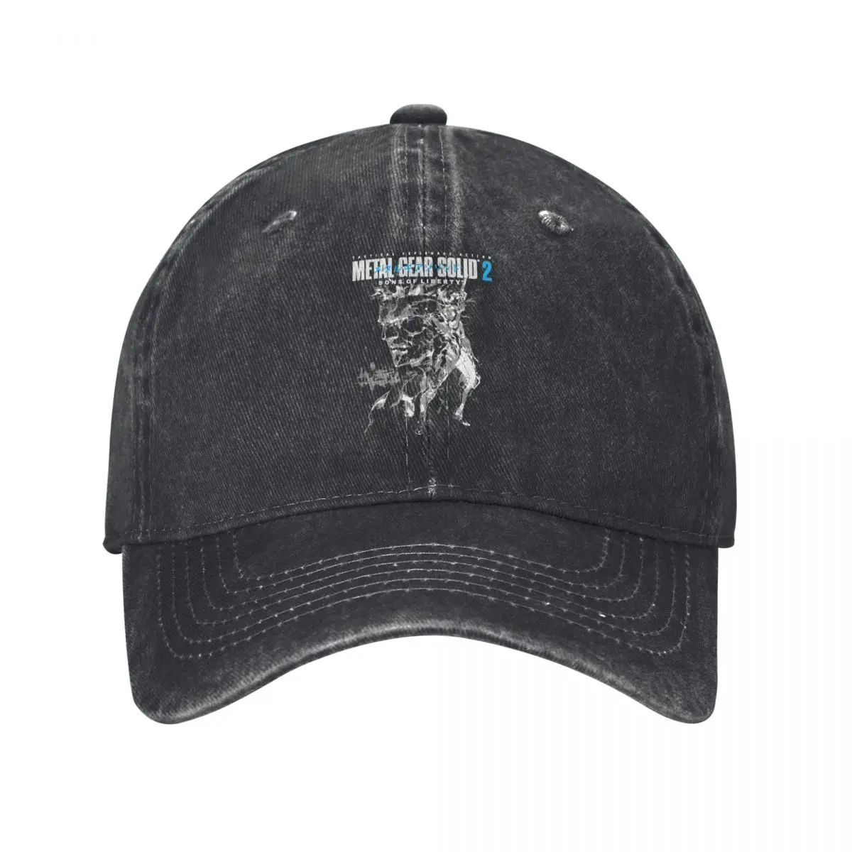 MGS Metal Gear Solid Men Women Baseball Caps Game Gaming Distressed Denim Caps Hat Fashion All Seasons Travel Gift Headwear