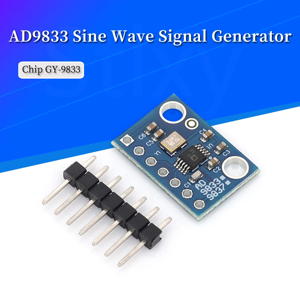 1-10Pcs AD9833 Programmable Microprocessors Serial Interface Module Sine Square Wave DDS Signal Generator Module GY-9833