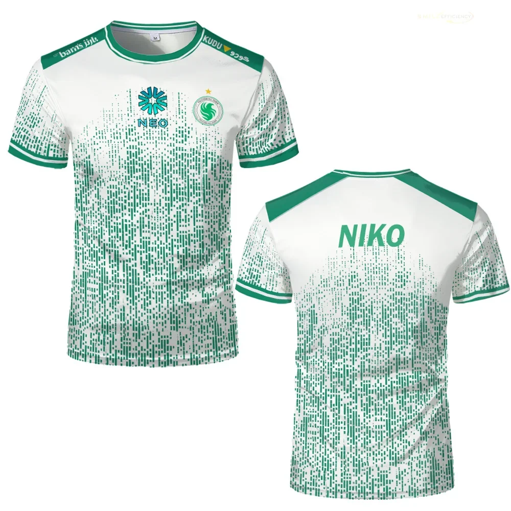 زي تدريب Team Falcons 2025 CS2 Esports NIKO M0NESY Kyousuke Jersey تي شيرت رجالي برقبة دائرية تي شيرت هدايا ملابس