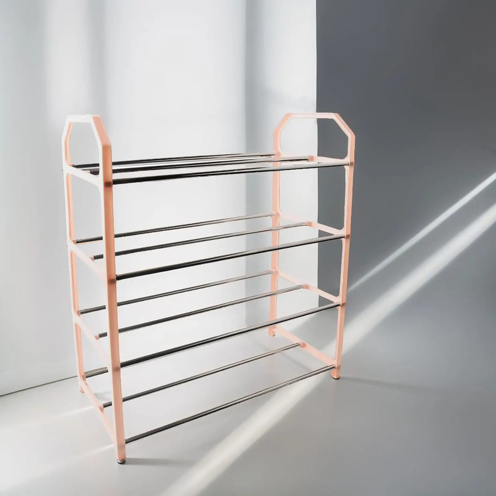 

Полка для хранения обуви Металлическая полка для обуви Черная полка для обуви большой вместимости Компактная прочная универсальная полка Совершенно новая