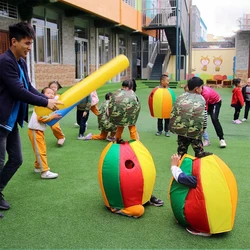 Oxford Stoff bunte Pinguin Familie sammeln Spielzeug Kindertag Aktivitäten Kindergarten Spiele Sport Outdoor-Spiel Requisiten Spielzeug e