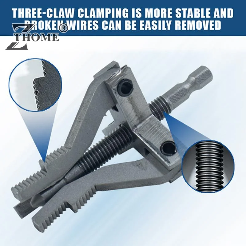 2 Jaw 3 Jaw Broken Screw Extractor Hex Shank Pipe Remover For 1/2 3/4 1 Inch Water Tap Rusty Bolt Removal Repair