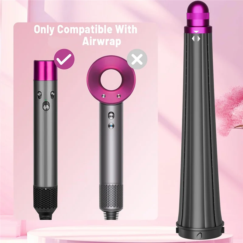 ABBK-20MM-36MM Attacco per botti lunghi e piccolo attacco per spazzola rotonda per Dyson Airwrap, per riccioli di botti e riccioli d'onda