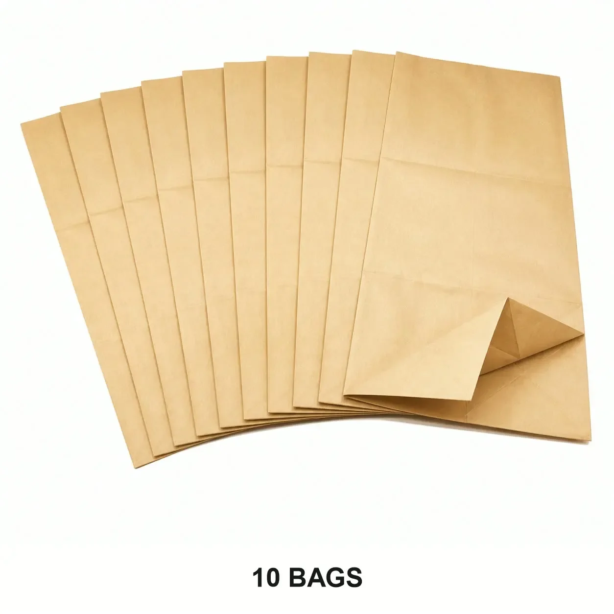 30 Gallon Yard Waste Bags 10 Count, Self Standing Kraft Paper Garden Leaf Sacks 89 x 40 x 30 cm Lawn and Garden Debris Cleanup