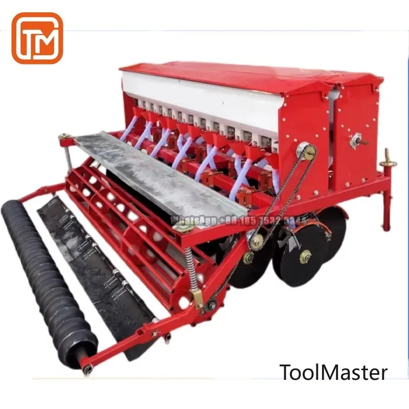 【Hot Sale】New Precise Planter Seeder Tractor Attachment With Fertilize Box Wheat Planting Agricultural Machine