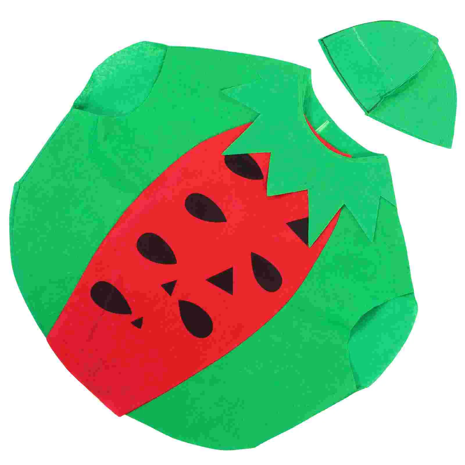 Watermelon Style Clothes Halloween Costume for Kids Fruit Performance Parent-child