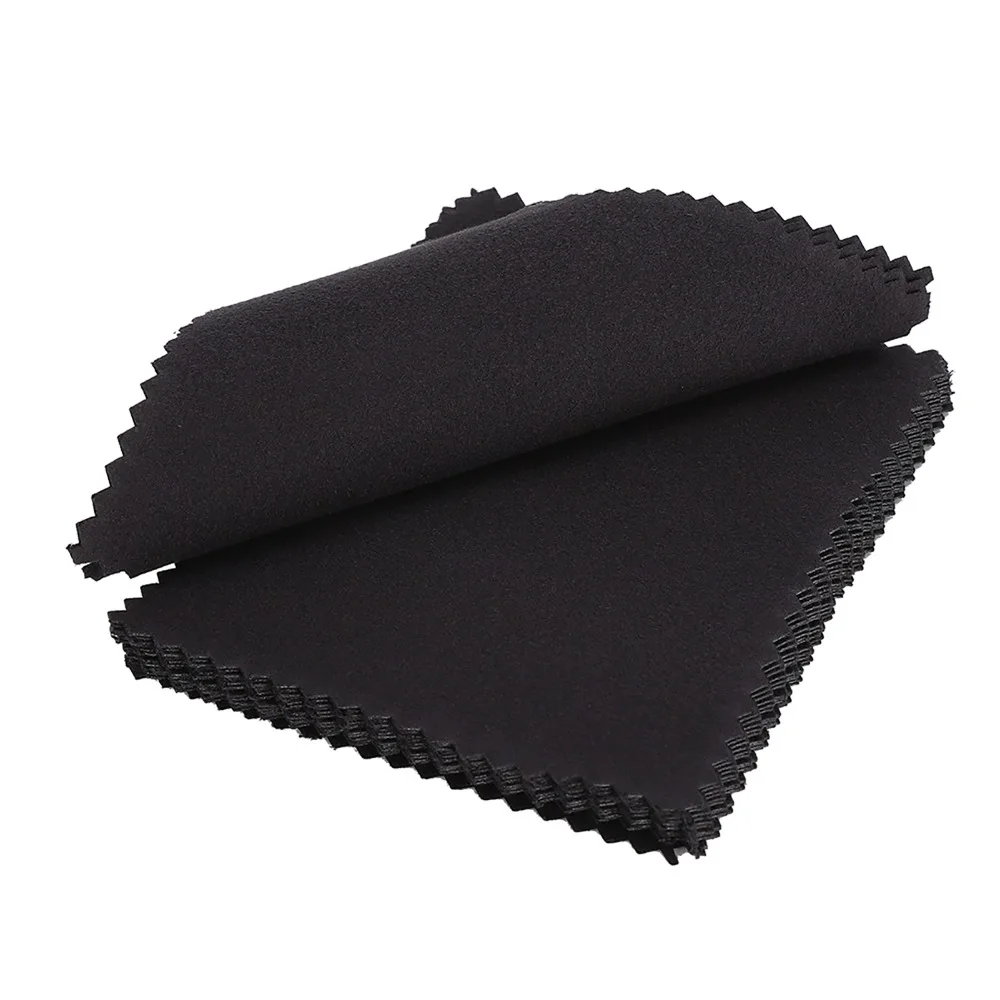 20pcs Double Sided Watch Cleaning Cloth Microfiber Pocket-Sized Watch Cleaner Tool Jewelry Cleaner Cloth Glasses Cleaning