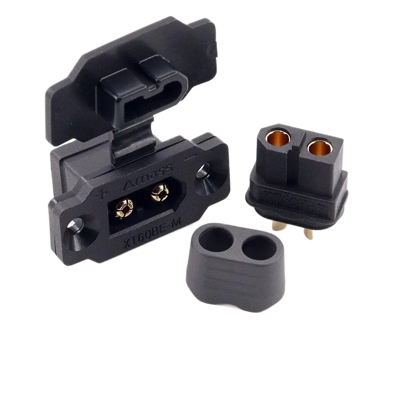 XT60BE-M Front Panel Mount XT60H-F Plug High Current Power Socket For RC Drone FPV Plant Protection Lipo Battery