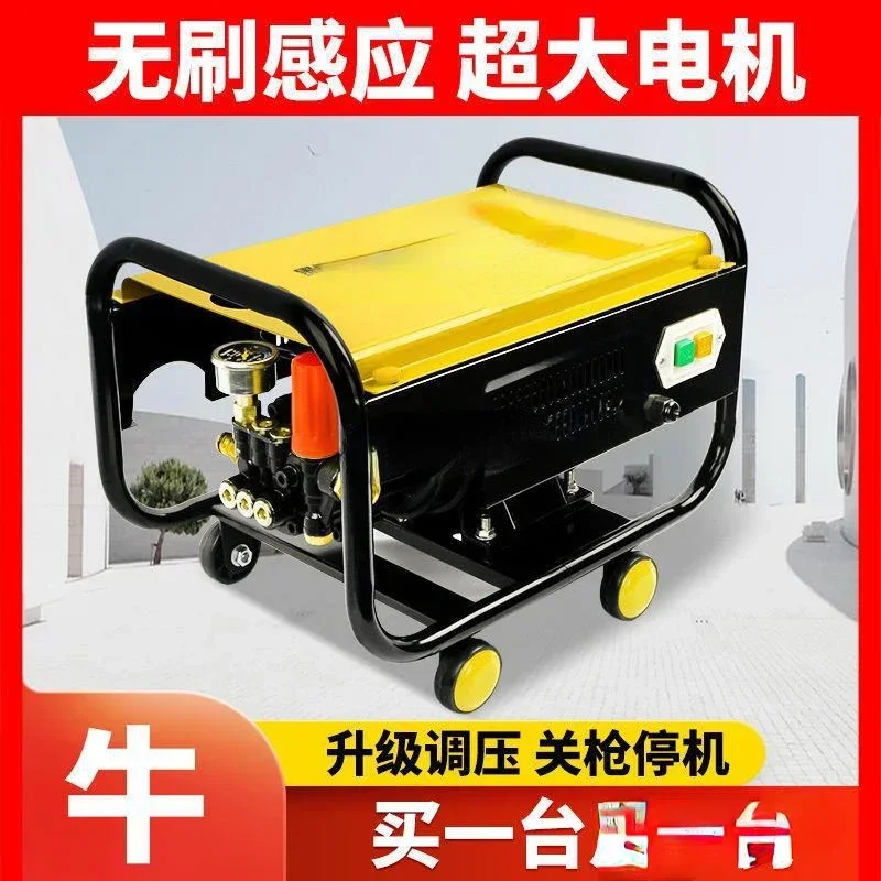 

High pressure car wash machine, household water pump, 220V water gun, high-power water gun, emergency cleaning machine