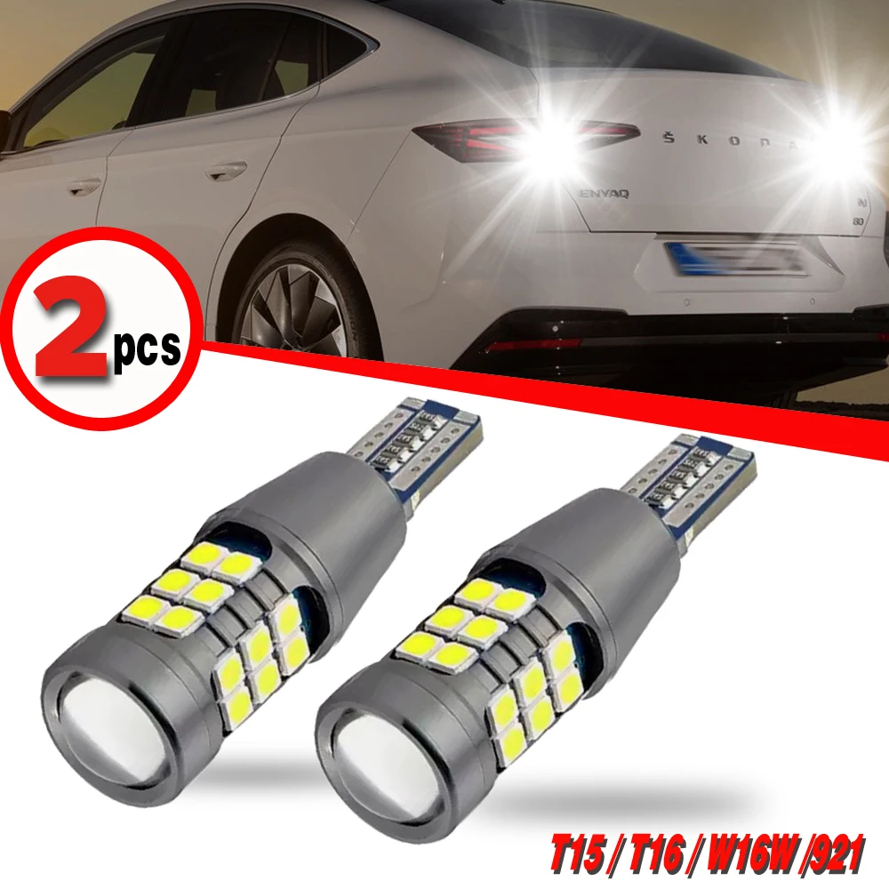 2 Stück LED Canbus Rückfahrlichtlampen W16W T15 921 912 für Autos Weiß 6000k 12V Rückfahrlampe für Mazda CX5 2 DE DL 3 5 CX3 MX5 6 GG