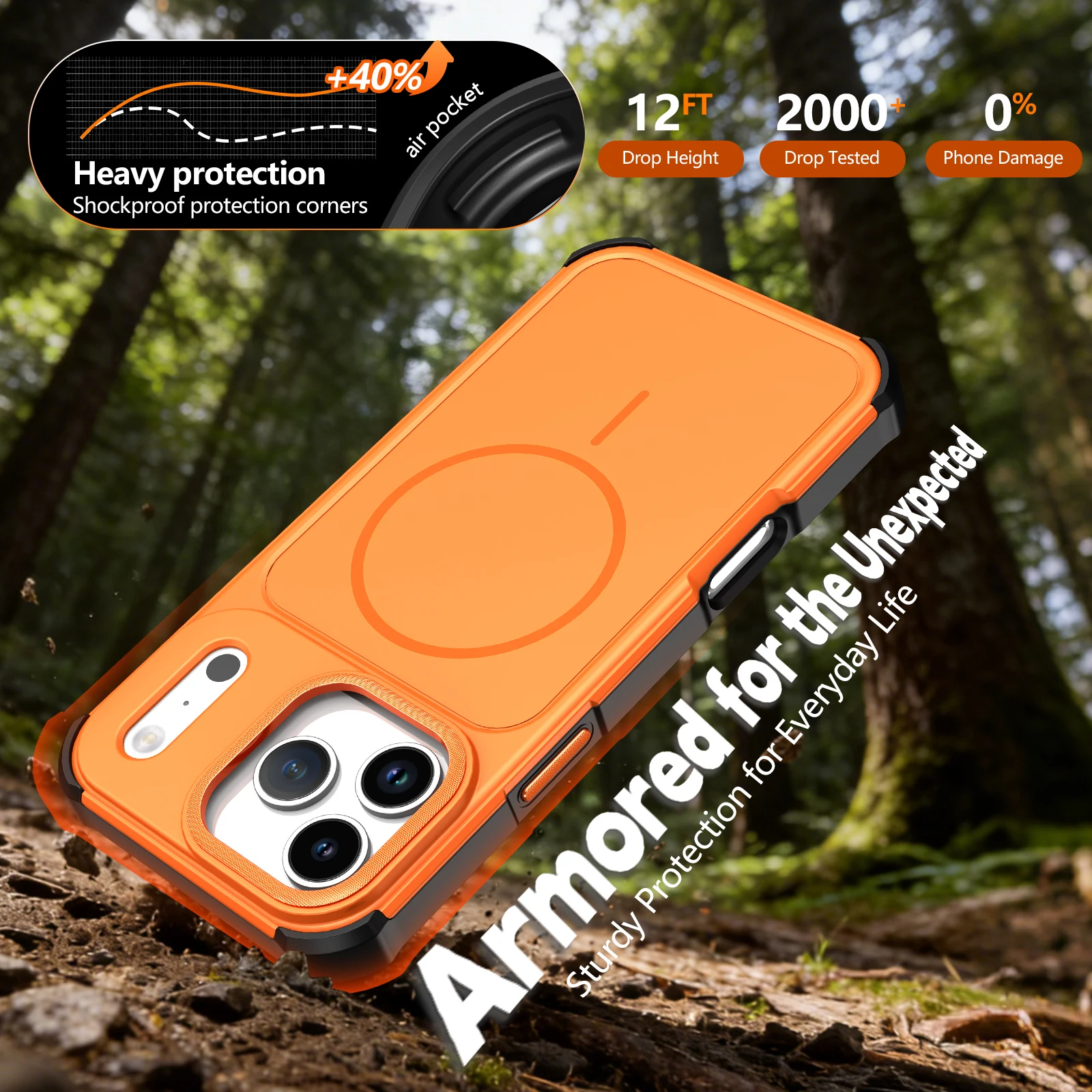 N52 Strong Magnetic Armor Phon - đánh giá và giá Rugged Armor Case
