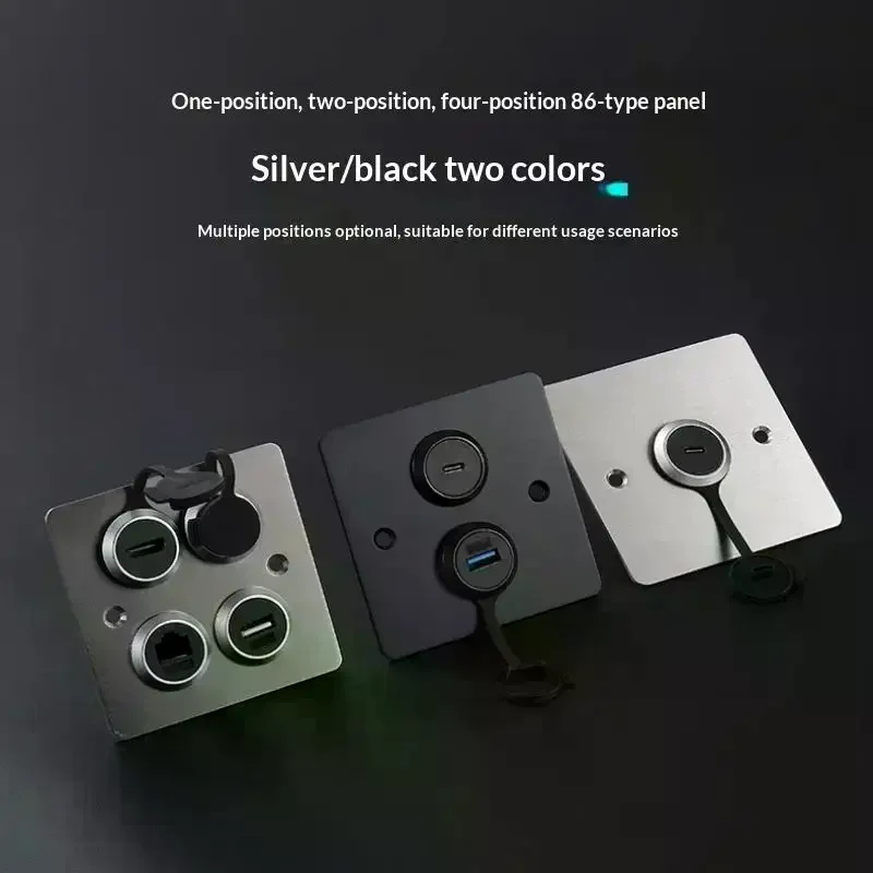 22mm 3 Pin Metal Round Socket Male Female Panel Audio Microphone Connectors Audio Socket Data Transfer Module