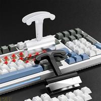 1pc Ergonomic Metal 4Keys Keycap Puller Efficient Keycap Remover Tool for Easy Keycap for Mechanical Keyboards