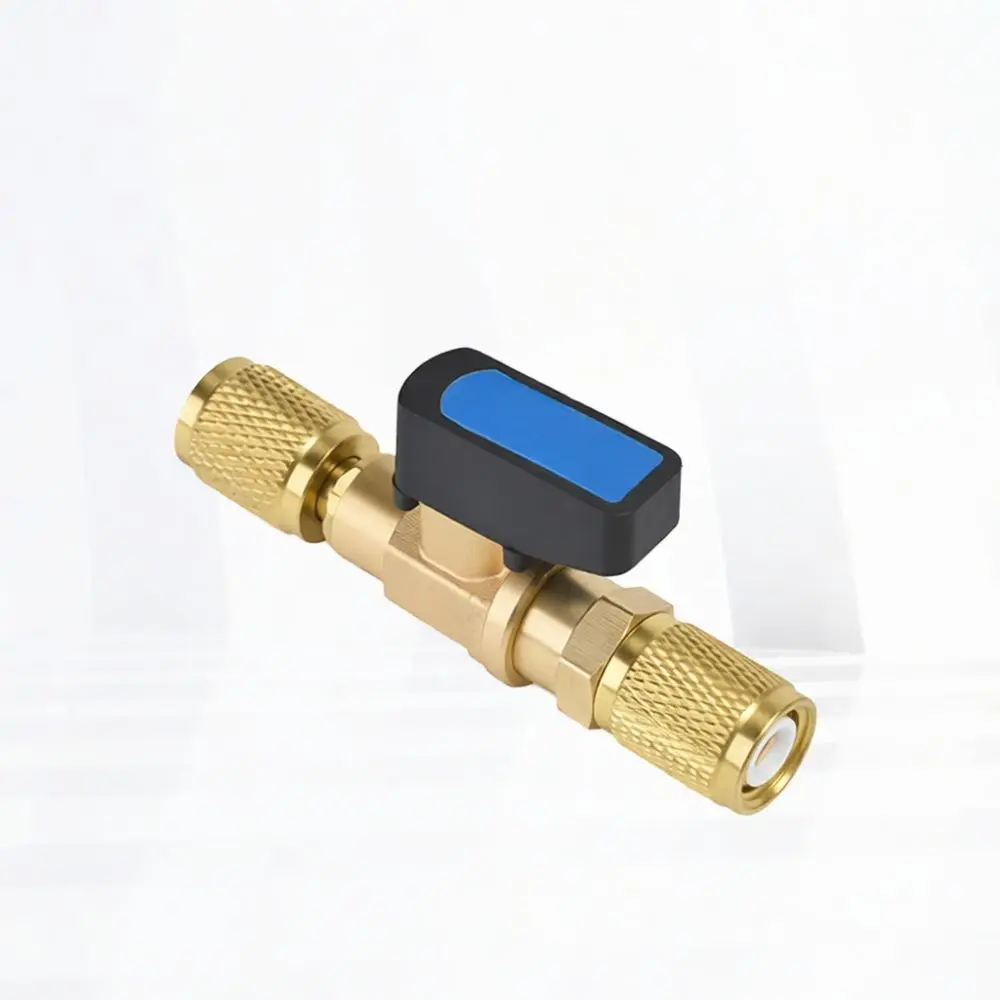 Refrigerant Charging Safety Valve Adaptor For HVAC R410A R22 Air Conditioner Fridge Fluoride Injection Maintenance Tool