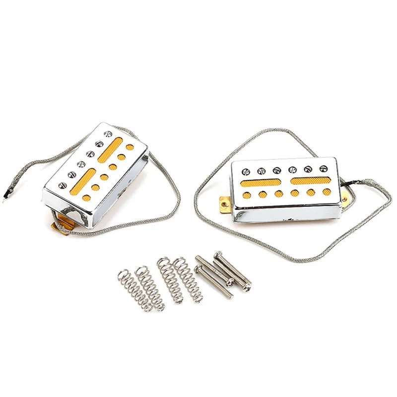 

Alnico 5 Guitar Pickup Neck and Bridge Humbucker Pickups Set for Electric Guitar Accessories