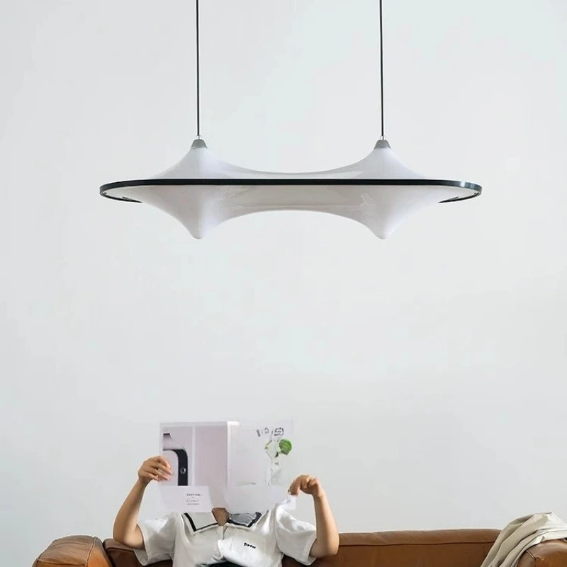 Restaurant chandelier modern minimalist dining table light art dining room light