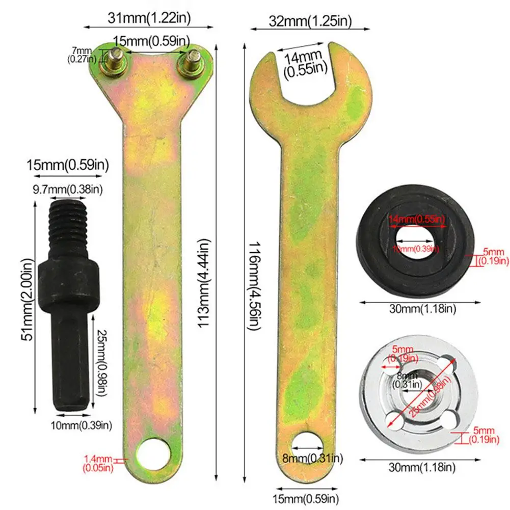 전기 드릴 앵글 연마기 렌치 연결 스틱 연마기, 핸드 헬드 드릴에 앵글 연마기 금속 액세서리 도구 변환 세트