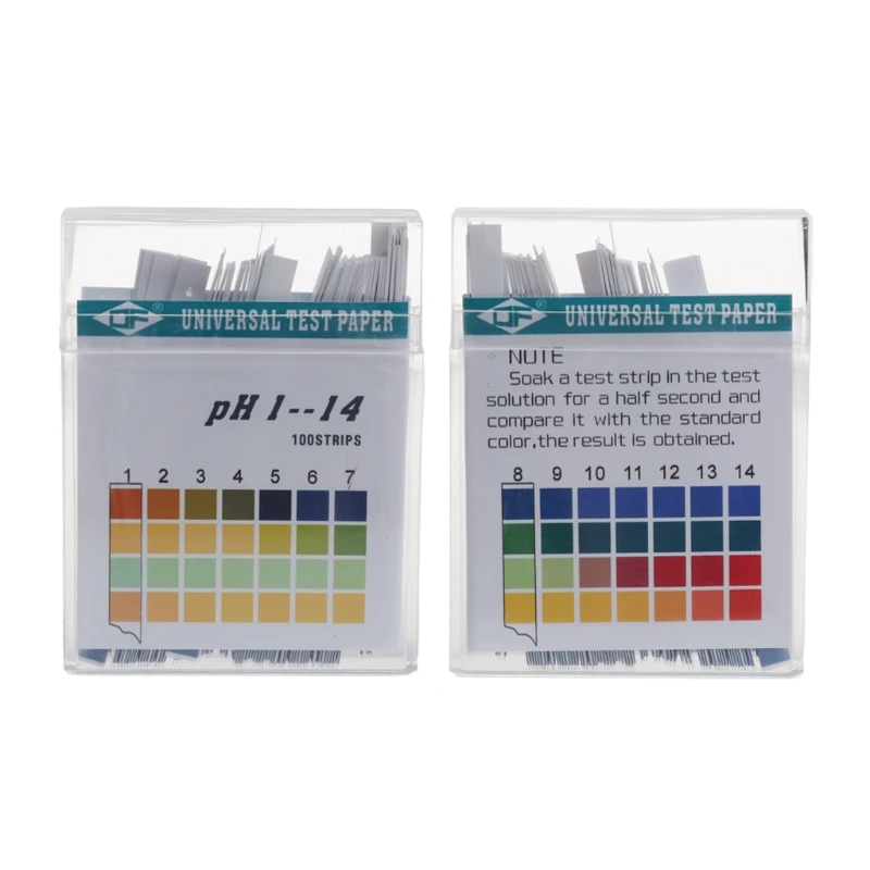 

100 Strips 1-14 PH Alkaline Acid Paper Water Saliva Litmus Testing Dropship