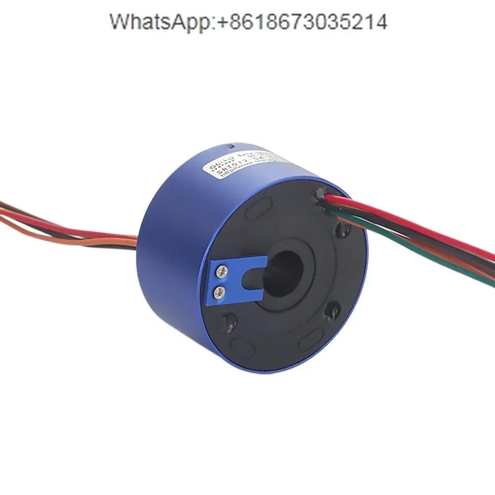 Slipring Hole Conductive Slip Ring Through Hole 12.7mm 2/4/6/8/12 Wire Slip Ring Brush Collector Ring 10A/Wire