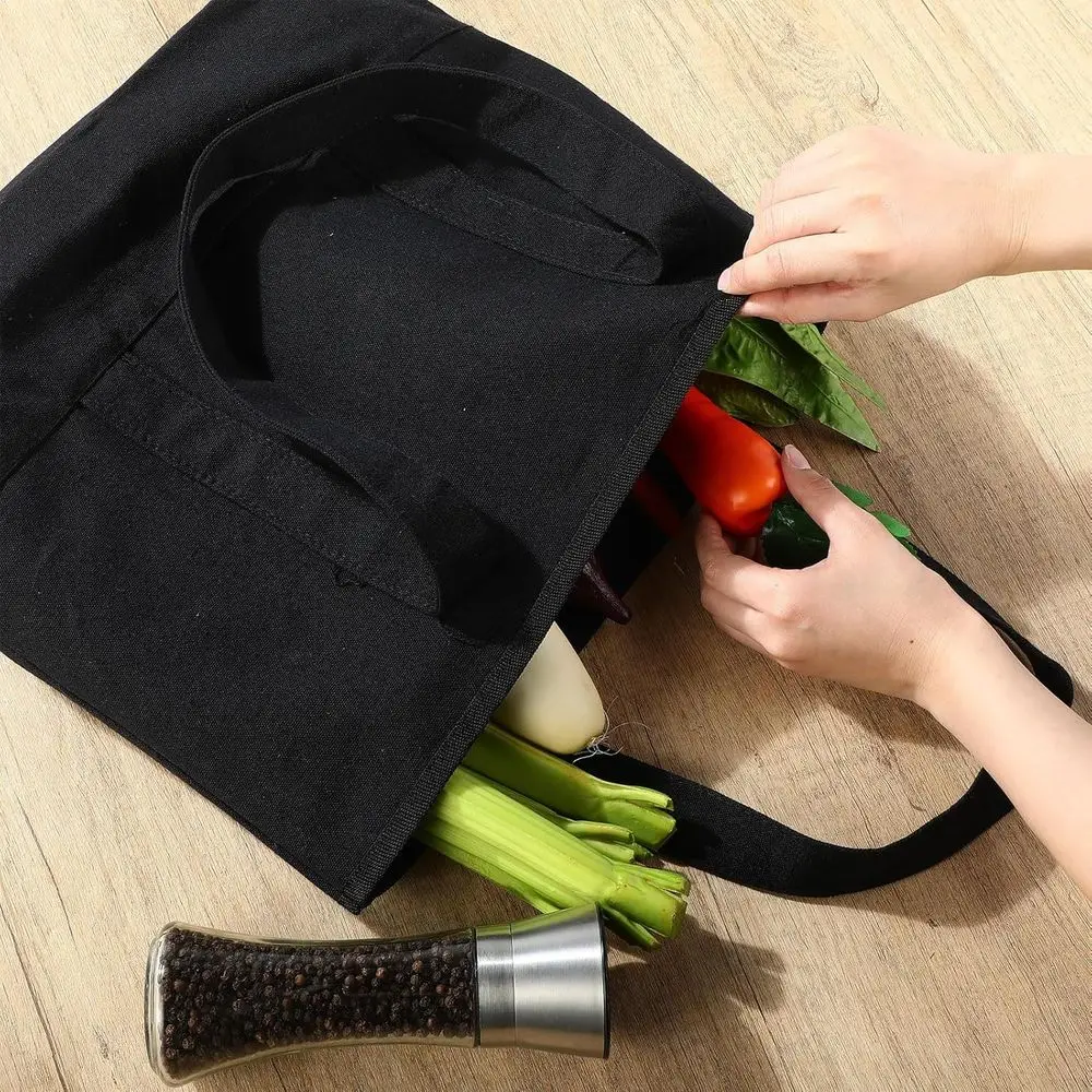 16 عبوة من أكياس القماش مع جيب، 18 حقيبة تسوق قابلة لإعادة الاستخدام للنساء والأمهات، صديقة للاستخدام بنفسك