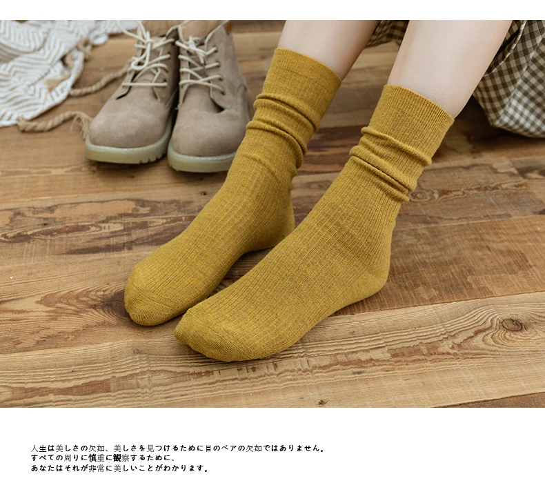 Feinwollsocken, Winterdick gestrickte, knöchelfreie Wadensocken, lange Beinwärmer für Stiefel, Wadensocken mit Futter – Detail 25
