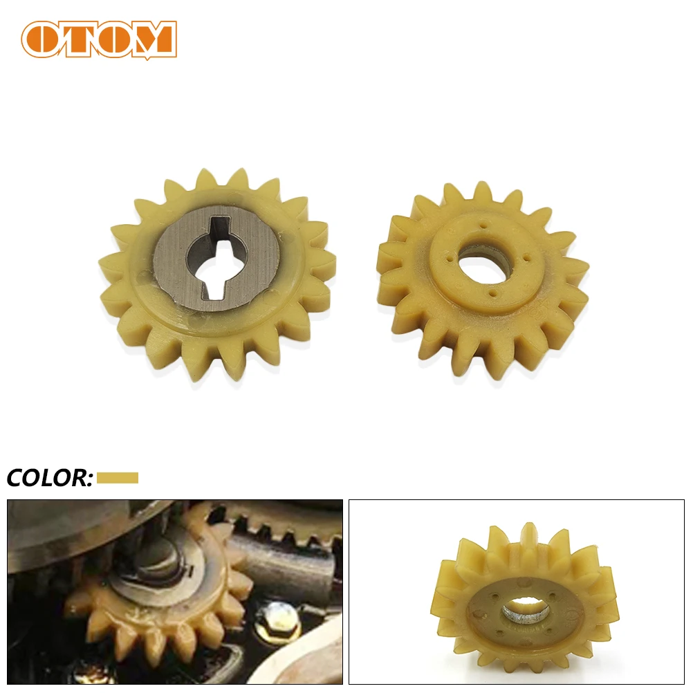 OTOM NC250 Parts Oil Pump Gear Kit Motorcycle NC Engine Accessories For ZONGSHEN 250CC KAYO T6 K6 J5 Pit Dirt Bike Off Road