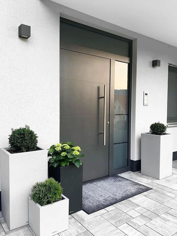 Sixinalu مدخل الباب محور بوابة الأمن دخول أمامي بابية الأبواب الداخلية الباب الخارجي الألومنيوم تخصيص ديكور المنزل